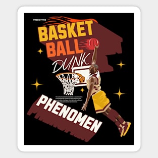 Basketball Dunk Phenomen Art Magnet